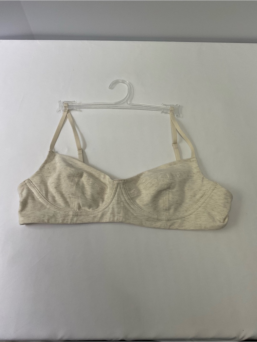 Aerie Cream Wireless Seamless Bralette - Women Intimates size M